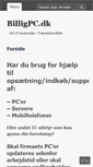 Mobile Screenshot of billigpc.dk