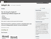 Tablet Screenshot of billigpc.dk